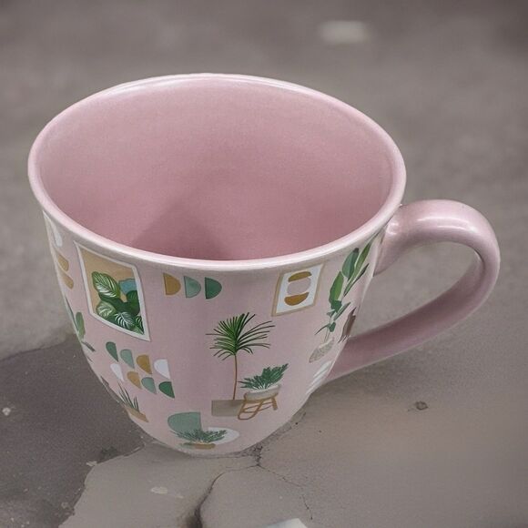 Plant Mom Cat Lover Ceramic Coffee Mug Pink Plant Lady Crazy Cat Lady Swiftie - Picture 5 of 11